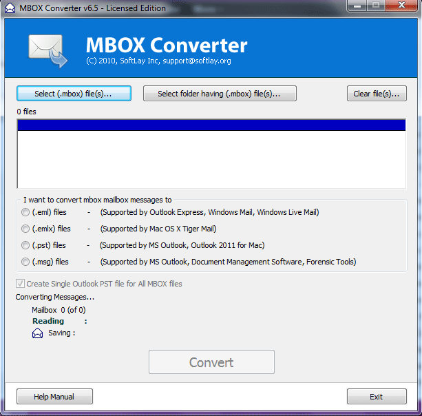 MBOX to Outlook Converter